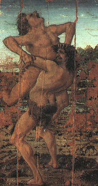 Antonio Pollaiuolo Hercules and Antaeus oil painting image